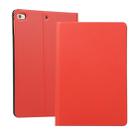 Solid Color Elastic Holster Horizontal Flip Leather Case for iPad mini 4 / mini 5, with Holder & Sleep / Wake-up Function(Red) - 1