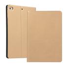 Solid Color Elastic Holster Horizontal Flip Leather Case for iPad mini 4 / mini 5, with Holder & Sleep / Wake-up Function(Gold) - 1