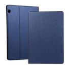 Solid color elastic holster left and right, with stand, TPU bottom case for Huawei T5 10.1 inch(Dark blue) - 1