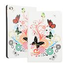 Painted Pattern Horizontal Flip Leather Case for iPad mini 4 / mini 2019, with Holder & Sleep / Wake-up Function(butterfly) - 1