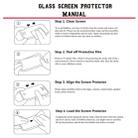 25 PCS Full Glue Silk Print Tempered Glass Film for iPhone 6 Plus & 6s Plus(Black) - 5
