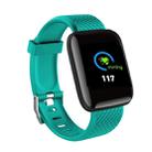 D13 1.3 inch OLED Color Screen Smart Bracelet IP67 Waterproof, Support Call Reminder/ Heart Rate Monitoring /Blood Pressure Monitoring/ Sleep Monitoring/Excessive Sitting Reminder/Blood Oxygen Monitoring(Green) - 1