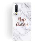 Queen Frosted Matte Semi-transparent TPU Marble Phone Case for Huawei P30 - 1