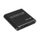 MINI 1080P Full HD Media USB HDD SD/MMC Card Player Box, US Plug(Black) - 1