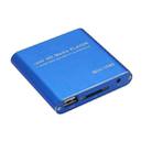 MINI 1080P Full HD Media USB HDD SD/MMC Card Player Box, US Plug(Blue) - 1