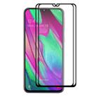 2 PCS ENKAY Hat-prince Full Glue 0.26mm 9H 2.5D Tempered Glass Film for Galaxy A40 - 1