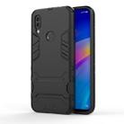Shockproof PC + TPU Case for Xiaomi Redmi 7, with Holder(Black) - 1