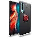 Metal Ring Holder 360 Degree Rotating TPU Case for Huawei P30(Black+Red) - 1