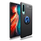 Metal Ring Holder 360 Degree Rotating TPU Case for Huawei P30(Black+Blue) - 1