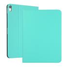 Open Solid Color Elastic Leather Case for iPad Pro 11 inch  with Stand with Sleep Function, TPU Soft Shell Bottom Case(Green) - 1