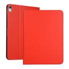 Open Solid Color Elastic Leather Case for iPad Pro 11 inch  with Stand with Sleep Function, TPU Soft Shell Bottom Case(Red) - 1