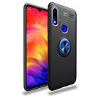 Metal Ring Holder 360 Degree Rotating TPU Case for  Xiaomi Redmi 7(Black Blue) - 1