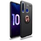 Shockproof TPU Case for Huawei Honor 10i / 20i / Enjoy 9S, with Invisible Holder(Black+Rose Gold) - 1