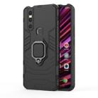 PC + TPU Shockproof Protective Case with Magnetic Ring Holder for Vivo V15(Black) - 1