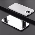 Electroplating Mirror Horizontal Flip Leather Case for Xiaomi Pocophone F1, with Holder(Silver) - 1