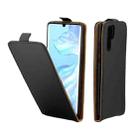 Business Style Vertical Flip TPU Leather Case with Card Slot for Huawei P30 Pro(Black) - 1