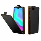 Business Style Vertical Flip TPU Leather Case with Card Slot for Huawei Honor 10(Black) - 1