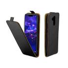 Business Style Vertical Flip TPU Leather Case  with Card Slot for Huawei Mate 20 Lite / Maimang 7(Black) - 1