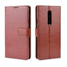 Retro Crazy Horse Texture Horizontal Flip Leather Case for OnePlus 7 Pro, with Holder & Card Slots & Photo Frame(Brown) - 1