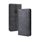 Magnetic Buckle Retro Crazy Horse Texture Horizontal Flip Leather Case for Nokia X71 / 8.1 Plus, with Holder & Card Slots & Photo Frame(Black) - 1