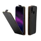 Business Style Vertical Flip TPU Leather Case  with Card Slot for Huawei P Smart+/nova 3i/(Black) - 1