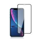 For iPhone XR 10pcs mocolo 0.33mm 9H 2.5D Silk Print Tempered Glass Film - 1