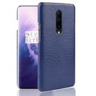 Shockproof Crocodile Texture PC + PU Case for OnePlus 7 Pro(Blue) - 1