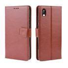 Retro Crazy Horse Texture Horizontal Flip Leather Case for Huawei Honor 8S, with Holder & Card Slots & Photo Frame(Brown) - 1