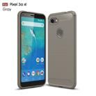 Brushed Texture Carbon Fiber TPU Case for Google Pixel 3a XL(Grey) - 1