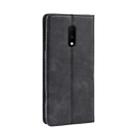 Magnetic Buckle Retro Crazy Horse Texture Horizontal Flip Leather Case for OnePlus 7, with Holder & Card Slots & Photo Frame(Black) - 4