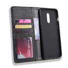 Magnetic Buckle Retro Crazy Horse Texture Horizontal Flip Leather Case for OnePlus 7, with Holder & Card Slots & Photo Frame(Black) - 5