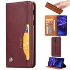 Knead Skin Texture Horizontal Flip Leather Case for Huawei Mate 20 Lite, with Photo Frame & Holder & Card Slots & Wallet(Wine Red) - 1