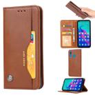 Knead Skin Texture Horizontal Flip Leather Case for Huawei nova 4, with Photo Frame & Holder & Card Slots & Wallet(Brown) - 1