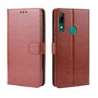 Retro Crazy Horse Texture Horizontal Flip Leather Case for Huawei P Smart Z / Y9 Prime (2019), with Holder & Card Slots & Photo Frame(Brown) - 1