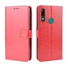 Retro Crazy Horse Texture Horizontal Flip Leather Case for Huawei P Smart Z / Y9 Prime (2019), with Holder & Card Slots & Photo Frame(Red) - 1