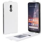 Crazy Horse Texture Vertical Flip Leather Case for Nokia 3.2, with Card Slot & Photo Frame(white) - 1
