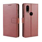 Retro Crazy Horse Texture Horizontal Flip Leather Case for Motorola MOTO One Vision, with Holder & Card Slots & Photo Frame(Brown) - 1