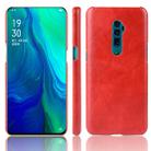 Shockproof Litchi Texture PC + PU Case For Oppo Reno 10x zoom(Red) - 1