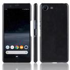Shockproof Litchi Texture PC + PU Case For Sony Xperia ACE SO-02L(Black) - 1