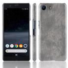 Shockproof Litchi Texture PC + PU Case For Sony Xperia ACE SO-02L(Gray) - 1