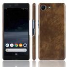 Shockproof Litchi Texture PC + PU Case For Sony Xperia ACE SO-02L(Brown) - 1