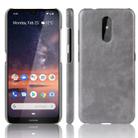 Shockproof Litchi Texture PC + PU Case For Nokia 3.2(Gray) - 1