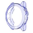Suitable for Jiaming Fenix 5S & 5S Plus Transparent TPU Silica Gel Watch Case(Transparent blue) - 1