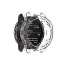 Suitable for Garmin Fenix 6S / 6S Pro transparent TPU Silica Gel Watch Case(Transparent white) - 1