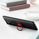 For Samsung Galaxy A21s Metal Ring Holder 360 Degree Rotating TPU Case(Black+Red) - 4