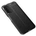 For Huawei Honor X10 Litchi Texture TPU Shockproof Case(Black) - 1