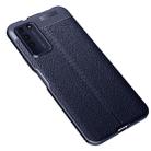 For Huawei Honor X10 Litchi Texture TPU Shockproof Case(Navy Blue) - 1