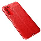 For Huawei Honor X10 Litchi Texture TPU Shockproof Case(Red) - 1