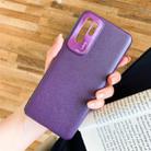 For Huawei V30/V30 Pro All-Inclusive Pure Prime Skin Plastic Case with Lens Ring Protection Cover(Purple) - 1