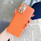 For Huawei Honor 30S All-Inclusive Pure Prime Skin Plastic Case with Lens Ring Protection Cover(Orange) - 1